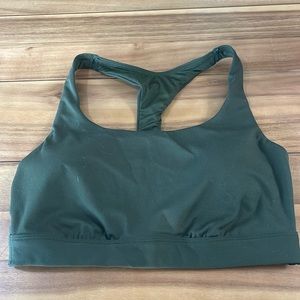 Green all in motion sports bra